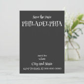 PHILADELPHIA 2024 Feestviering Vakantiediner Kaart (Staand voorkant)
