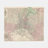Philadelphia 3 fleece deken (Voorkant (Horizontaal))