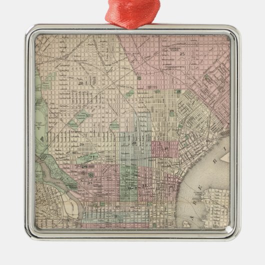 Philadelphia 3 metalen ornament (Voorkant)