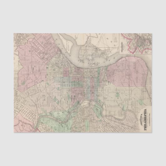 Philadelphia 3 tissuepapier (Voorkant)