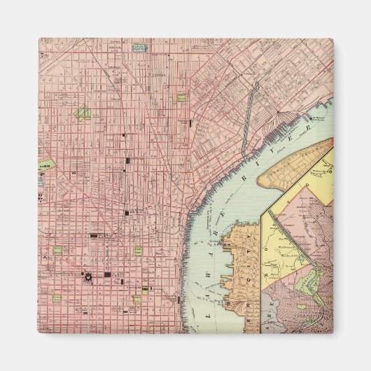 Philadelphia 5 magneet (Voorkant)