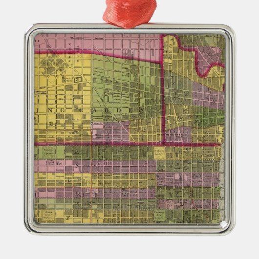 Philadelphia 7 metalen ornament (Voorkant)