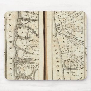 Philadelphia aan Washington Road Map 4 Muismat