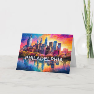 Philadelphia Abstracte Kunst Kaart