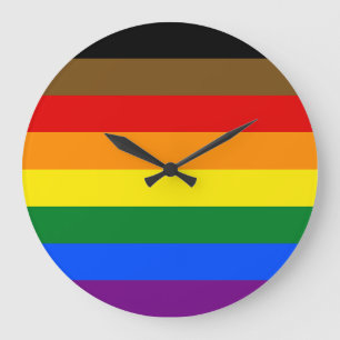 Philadelphia Acht Strepen Regenboog Pride Vlag Grote Klok