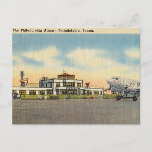 Philadelphia Airport, Philadelphia, Pennsylvania Briefkaart (Voorkant)