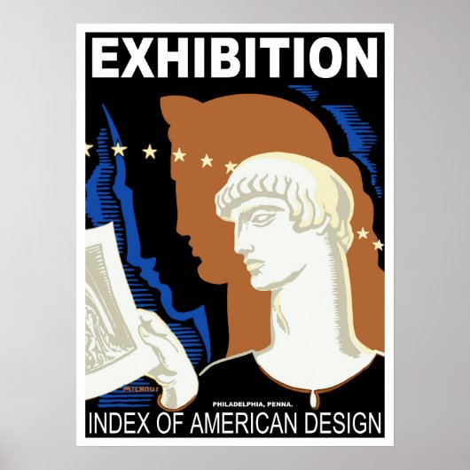 Philadelphia American Design Exhibit Poster (Voorkant)