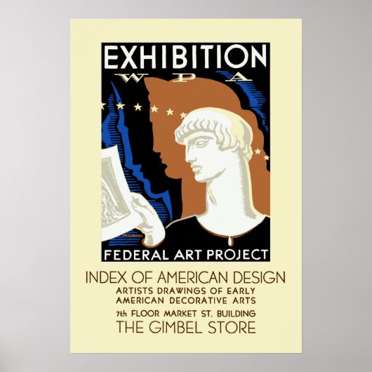 Philadelphia American Design Exhibition Poster (Voorkant)