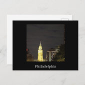 Philadelphia at Night Postcard Briefkaart (Voorkant / Achterkant)