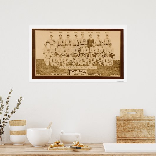 Philadelphia Athletics 1913 Poster (Keuken)