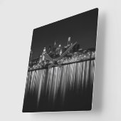 Philadelphia b/w vierkante klok (Hoek)