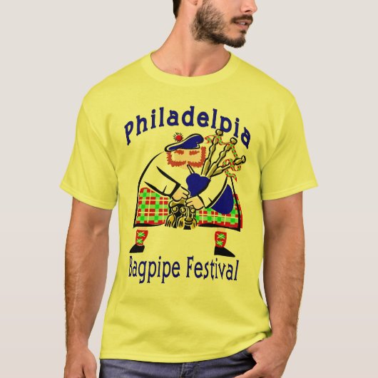 Philadelphia Bagpipe Festival T-shirt (Voorkant)