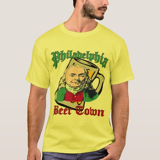 Philadelphia Beer Town T-shirt (Voorkant)