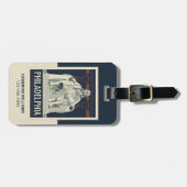 Philadelphia | Benjamin Franklin Institute Bagagelabel (Voorkant horizontaal)