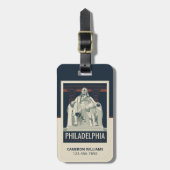 Philadelphia | Benjamin Franklin Institute Bagagelabel (Voorkant verticaal)