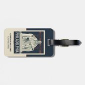 Philadelphia | Benjamin Franklin Institute Bagagelabel (Achterkant horizontaal)