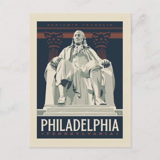 Philadelphia | Benjamin Franklin Institute Briefkaart (Voorkant)