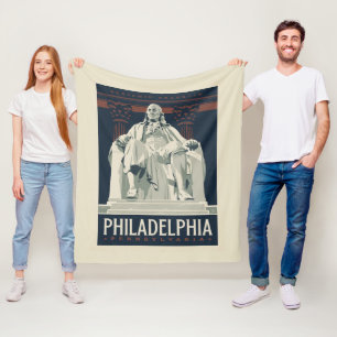 Philadelphia Benjamin Franklin Institute Fleece Deken