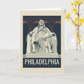 Philadelphia | Benjamin Franklin Institute Kaart (Gele Bloem)