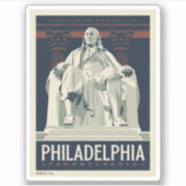 Philadelphia | Benjamin Franklin Institute Sticker (Voorkant)