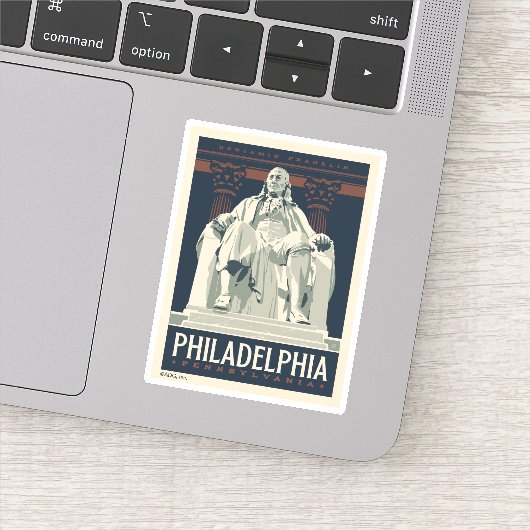 Philadelphia | Benjamin Franklin Institute Sticker (Detail)