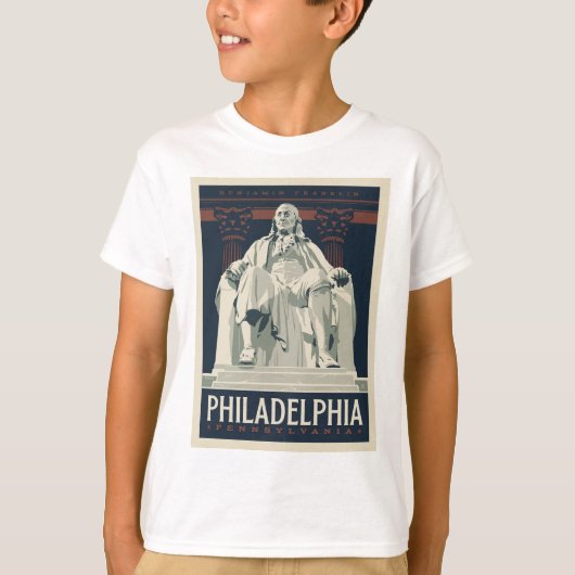 Philadelphia | Benjamin Franklin Institute T-shirt (Voorkant)