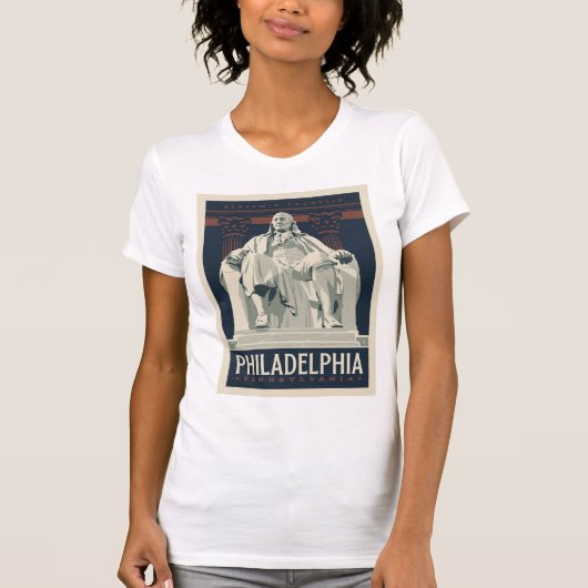 Philadelphia | Benjamin Franklin Institute T-shirt (Voorkant)