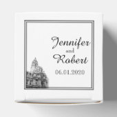 Philadelphia Bestemming Bruiloft Favor Box Bedankdoosjes (Bovenkant)