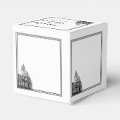 Philadelphia Bestemming Bruiloft Favor Box Bedankdoosjes (Achterkant)