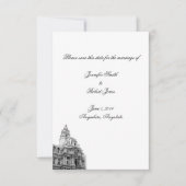 Philadelphia Bestemming Bruiloft Save the Date (Voorkant)