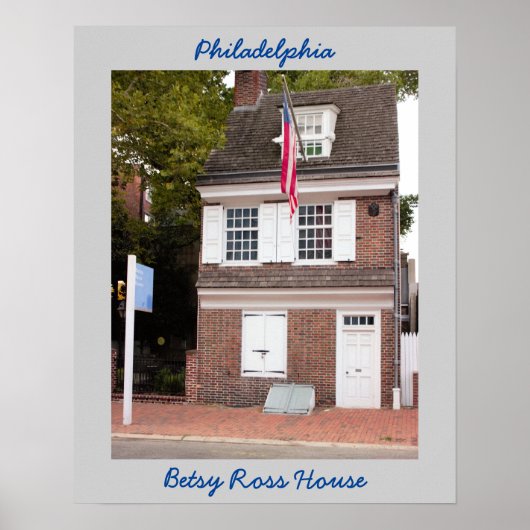 Philadelphia Betsy Ross House Poster (Voorkant)