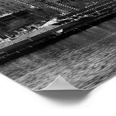 Philadelphia Black & White Skyline Print (Hoek)
