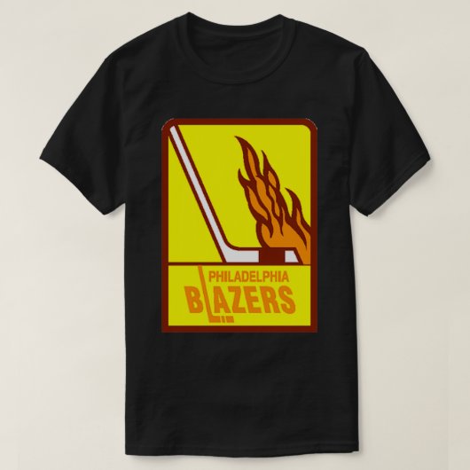 Philadelphia Blazers  Hockey Logo T-shirt (Design voorkant)