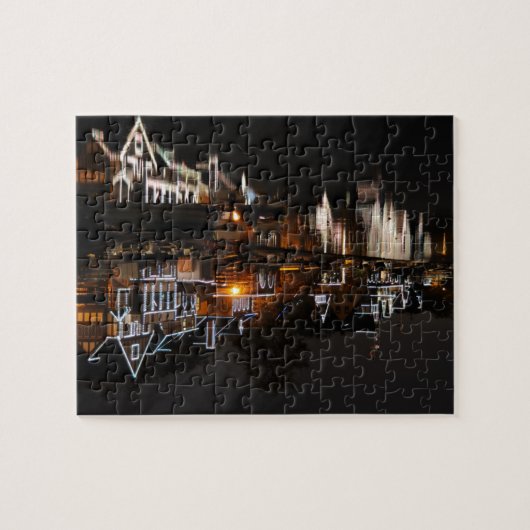 Philadelphia Boathouse Row op Sunset Legpuzzel (Horizontaal)