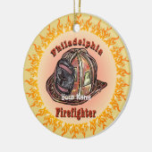 Philadelphia brandweer ornament (Links)