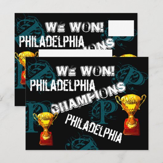 PHILADELPHIA BRIEFKAART (Voorkant / Achterkant)
