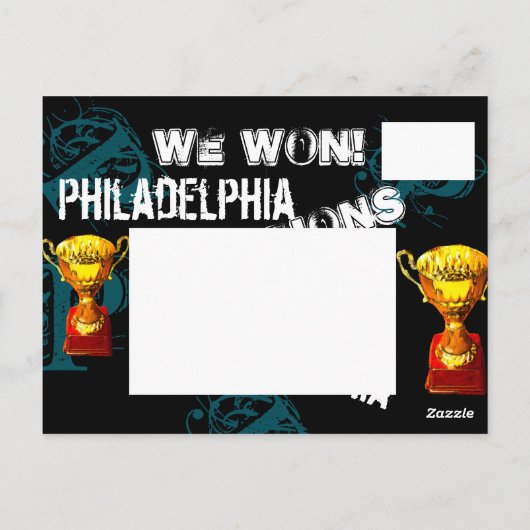 PHILADELPHIA BRIEFKAART (Achterkant)