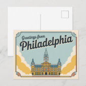  Philadelphia Briefkaart | Groeten van (Voorkant / Achterkant)