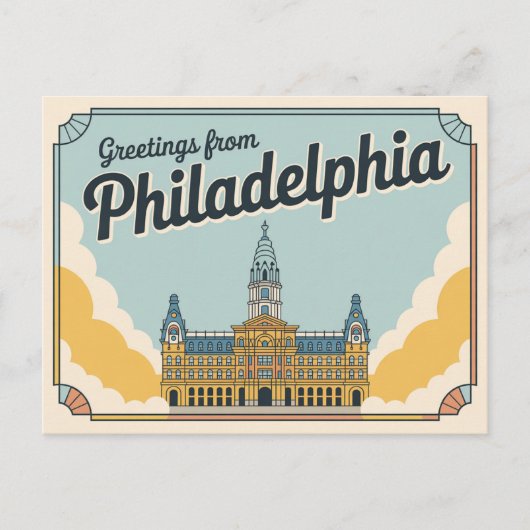  Philadelphia Briefkaart | Groeten van (Voorkant)