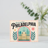  Philadelphia Briefkaart | Groeten van (Staand voorkant)