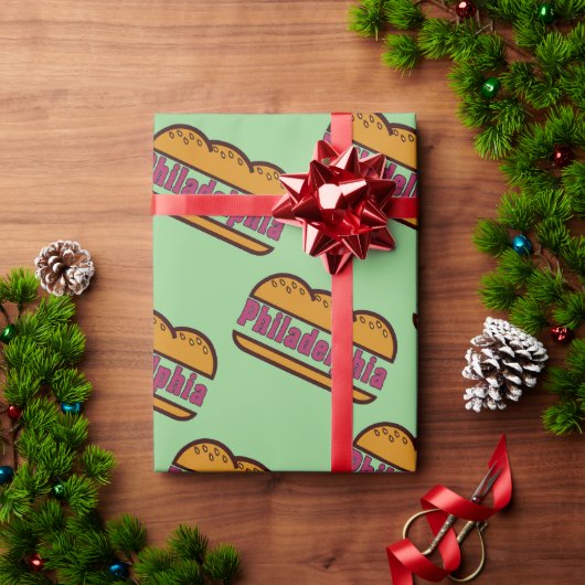 Philadelphia Cadeaupapier (Feestdagen Geschenken)