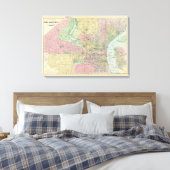 Philadelphia, Camden 2 Canvas Afdruk (Insitu (Slaapkamer))