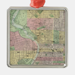 Philadelphia, Camden Metalen Ornament