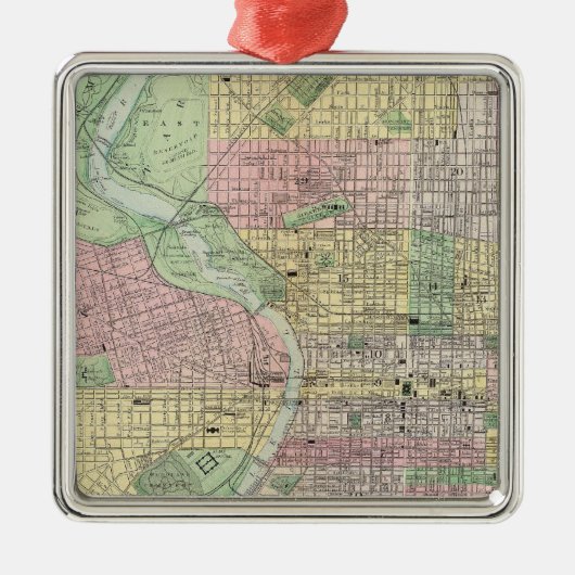 Philadelphia, Camden Metalen Ornament (Voorkant)