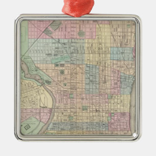 Philadelphia, Camden Metalen Ornament