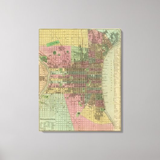 Philadelphia Canvas Afdruk (Voorkant)
