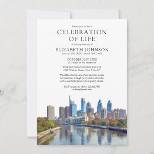 Philadelphia Celebration Of Life Funeral Memorial Kaart