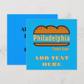 Philadelphia Cheese Steak (Voorkant / Achterkant)