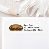 Philadelphia Cheese Steak Cheesesteak Label (Insitu)