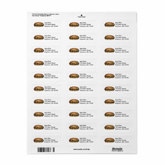 Philadelphia Cheese Steak Cheesesteak Label (Full Sheet)